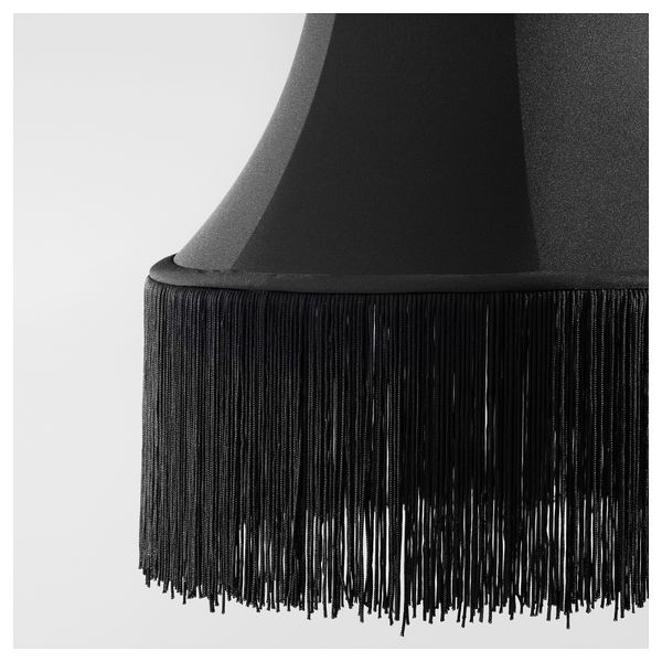 Абажур для подвесного светильника ОМЕДЕЛЬБАР, черный (15 см) - фото 2