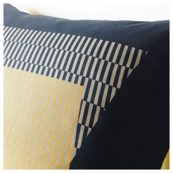 Чехол на подушку КЛИППОРТ, желтый, черный (50x50 см) - фото 3