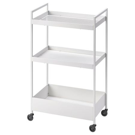 NISSAFORS Тележка - белый 50.5x30x83 см