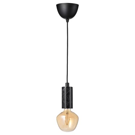 Подвесной светильник с лампочкой IKEA MARKFROLUSTIGT ЛУСТИГТ ФРОСТИГ МАРКФРОСТ, MOLNART 994.913.39