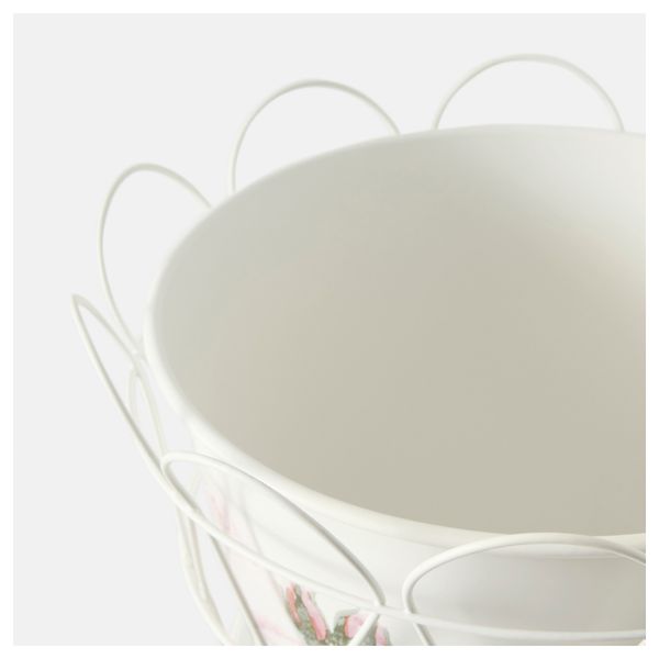 Кашпо РОЗЕПЕППАР, белый с оттенком (12 см) - фото 3