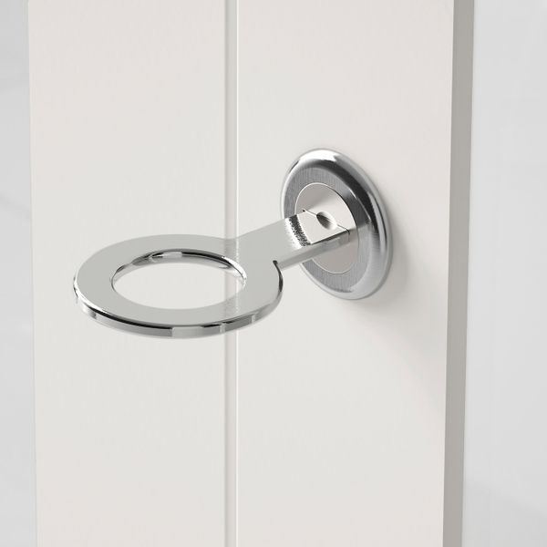 Шкаф-витрина, белый 81x113 см IKEA FABRIKÖR ФАБРИКОР 704.005.75 - схема-чертеж с размерами