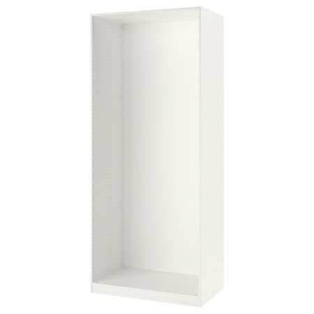 PAX Каркас гардероба - белый 100x58x236 см