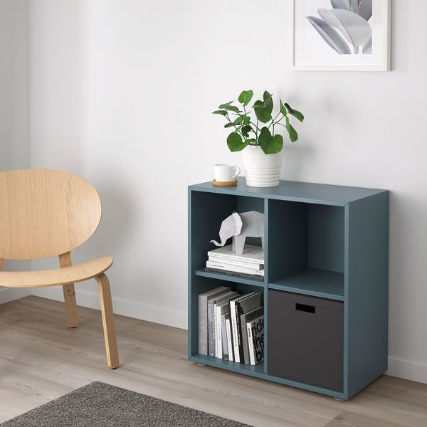 Комбинация шкафов с ножками, серо-бирюзовый 70x35x72 см IKEA EKET ЭКЕТ 693.880.08 - фото 2