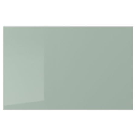 Дверь, фронтальная панель ящика, глянцевый светлый серо-зеленый, 60x38 см IKEA СЕЛЬСВИКЕН 203.640.56