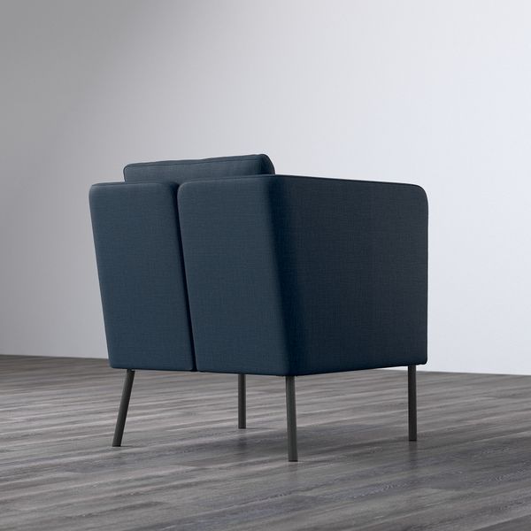 Кресло, Skiftebo темно-синий IKEA EKERÖ ЭКЕРЁ 202.628.78 - фото 5