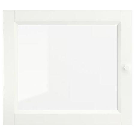 OXBERG Стеклянная дверь - белый 40x35 см