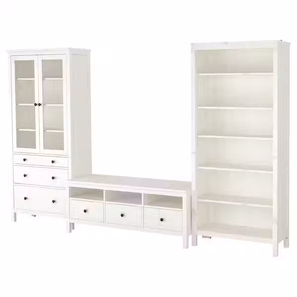 HEMNES Шкаф для ТВ, комбинация - фото 1