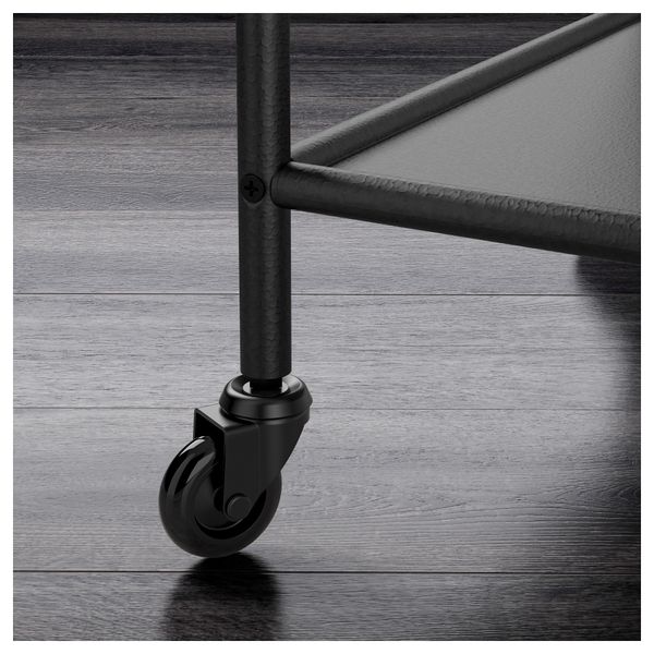 Тумба прикроватная ФИРЕСДАЛЬ, черный (45x38 см) - фото 3