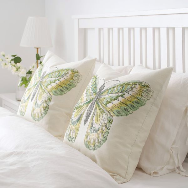 Чехол на подушку, неокрашенный/разноцветный 50x50 см IKEA ROTFJÄRIL РОТФЬЕРИЛ 904.565.47 - фото 3