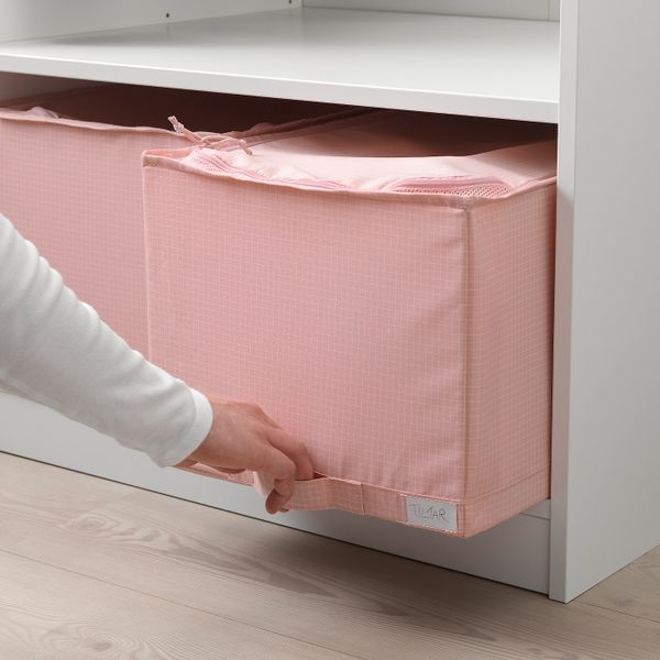 Сумка для хранения, розовый 34x51x28 см IKEA СТУК 904.172.21 - фото 4