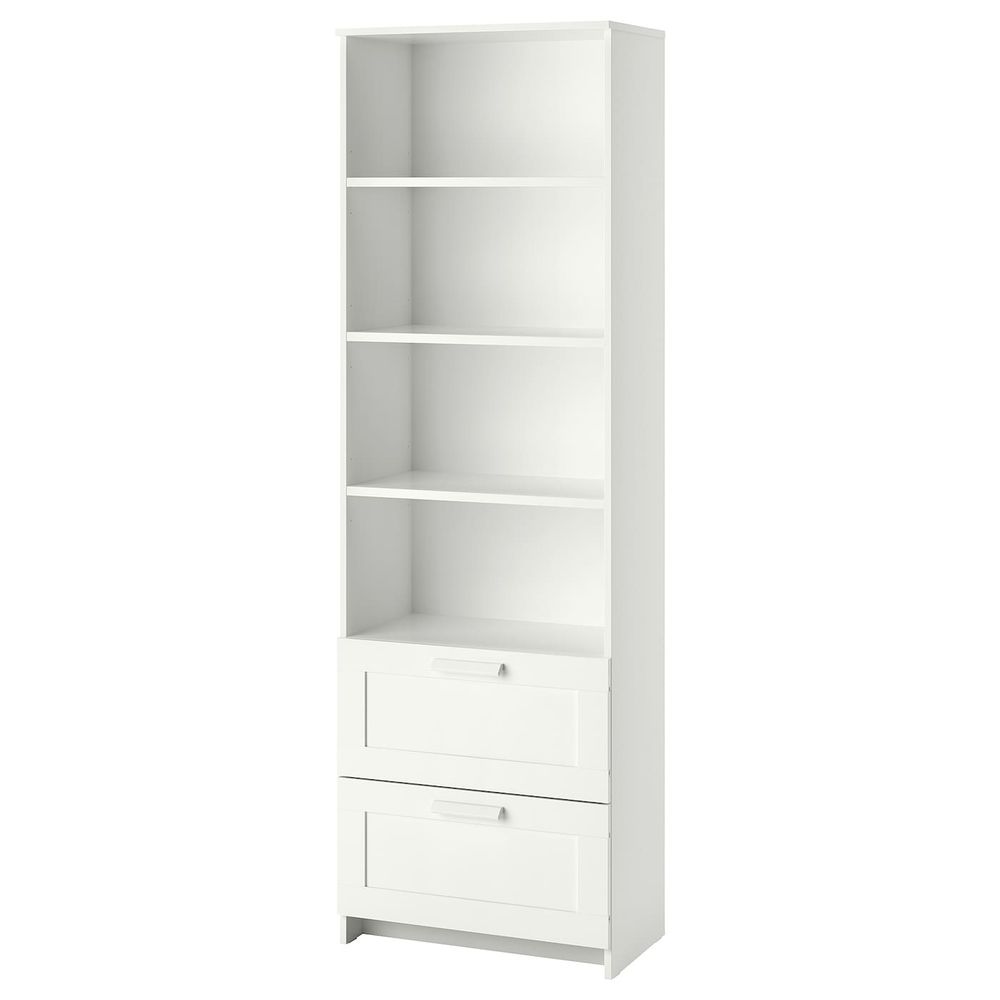Стеллаж, белый 60x190 см IKEA BRIMNES БРИМНЭС 903.833.39 - фото 1
