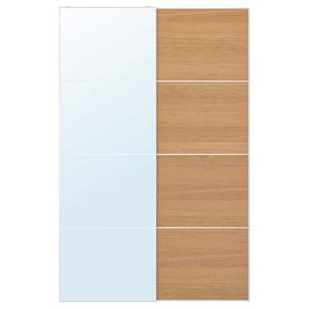 Пара раздвижных дверей IKEA MEHAMN МЕХАМН, AULI АУЛИ 494.379.86