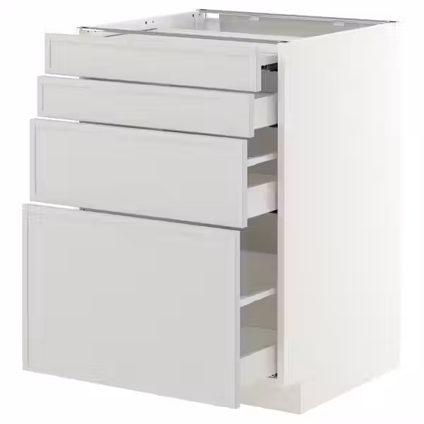 METOD / MAXIMERA Напольный шкаф с выдвиж панелью/3ящ - фото 1