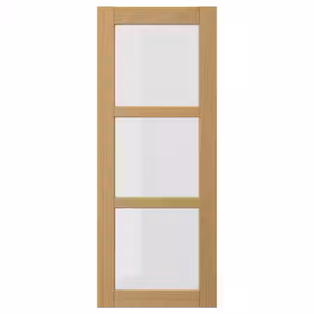 FORSBACKA Стеклянная дверь - дуб 40x100 см