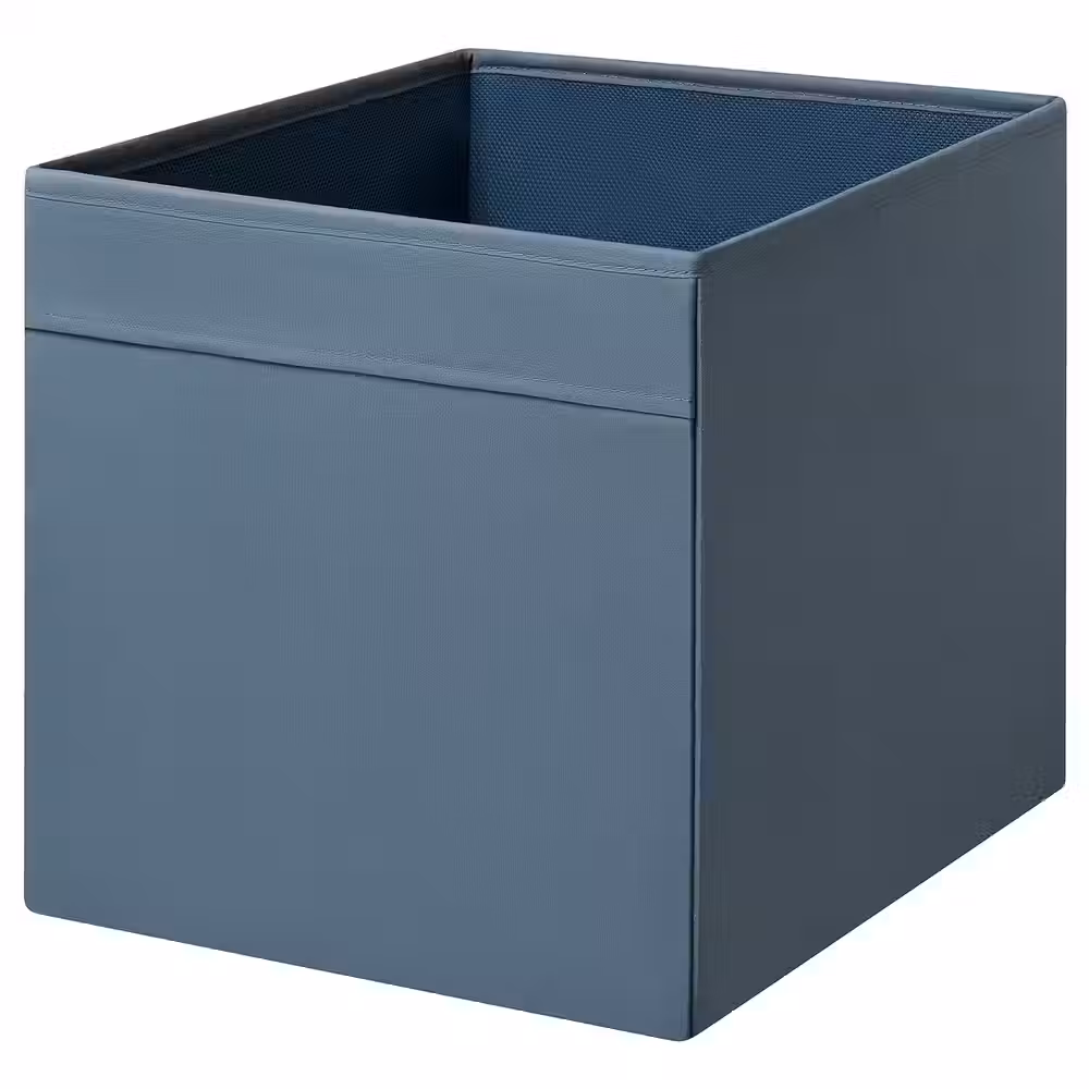 DRÖNA Коробка - синий 33x38x33 см - фото 1