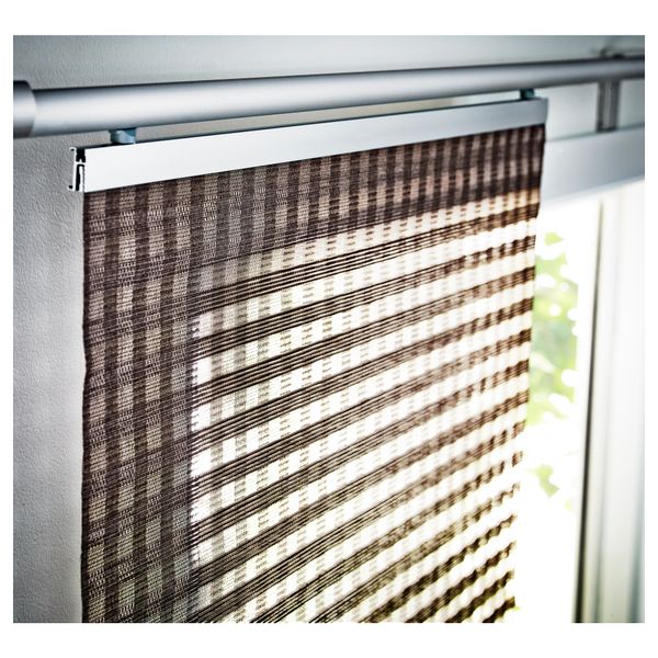 Узкая гардина ИНГА-МАЙ, серый (60x300 см) - фото 2