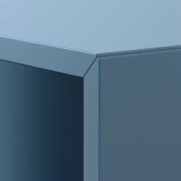 EKET Комбинация шкафов с ножками - белый/серо-синий темный 35x35x80 см - фото 3