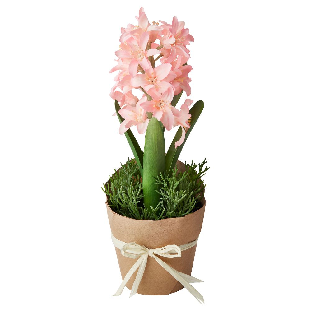 Искусственное растение в горшке ФЕЙКА, Гиацинт розовый (9 см) - фото 1