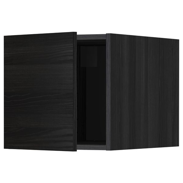 Верхний шкаф МЕТОД, черный, Тингсрид черный (40x40 см) - схема-чертеж с размерами