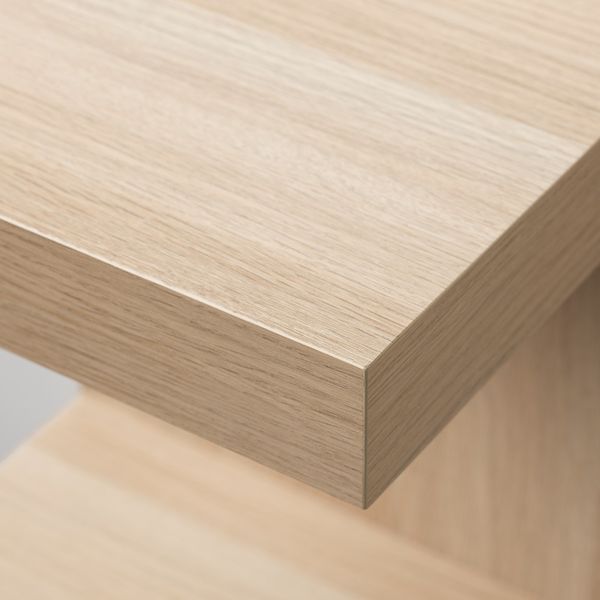 Полочный модуль, навесной, под беленый дуб 30x190 см IKEA LACK ЛАКК 704.305.96 - схема-чертеж с размерами