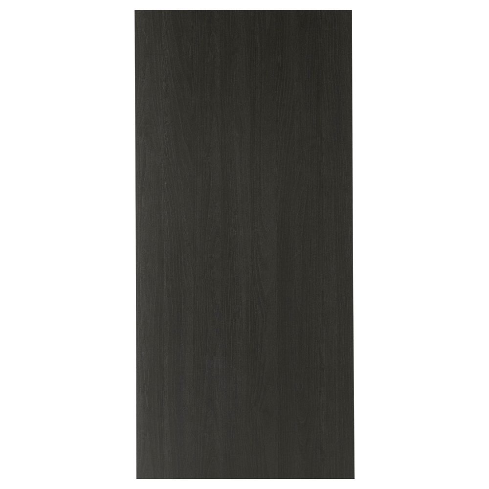 Дверь ЛАППВИКЕН, черно-коричневый (60x128 см) - схема-чертеж с размерами