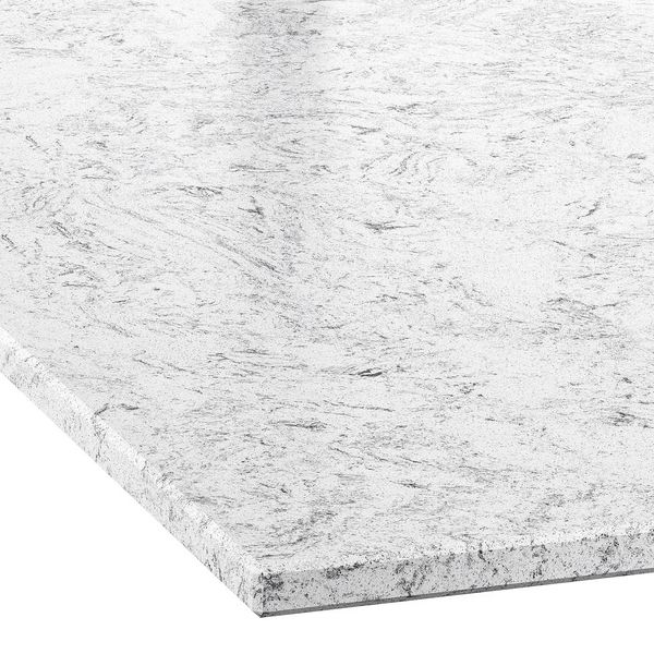 LOCKEBO ЛОККЕБО Столешница под заказ - белый/серый под камень/стеклокомпозит 1 м²x2.0 см - фото 2