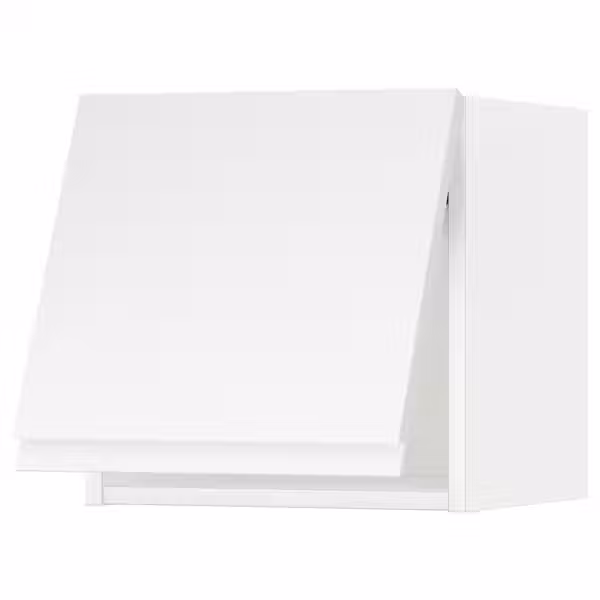 METOD Горизонтальный навесной шкаф - белый/Voxtorp матовый белый 40x40 см - фото 1