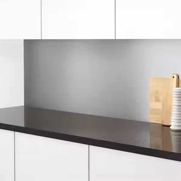 SIBBARP Настенная панель под заказ - цвет нержавеющей стали/ламинат 1 м²x1.3 см - фото 2