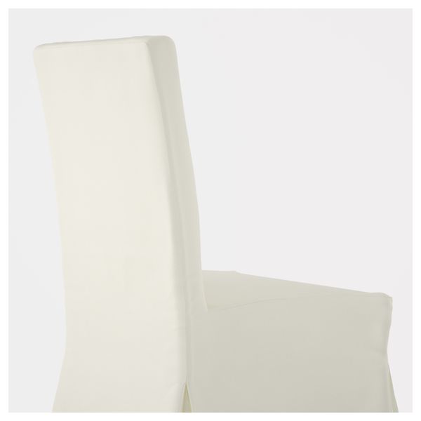 Стул с длинным чехлом ХЕНРИКСДАЛЬ, дуб, Блекинге белый - фото 5