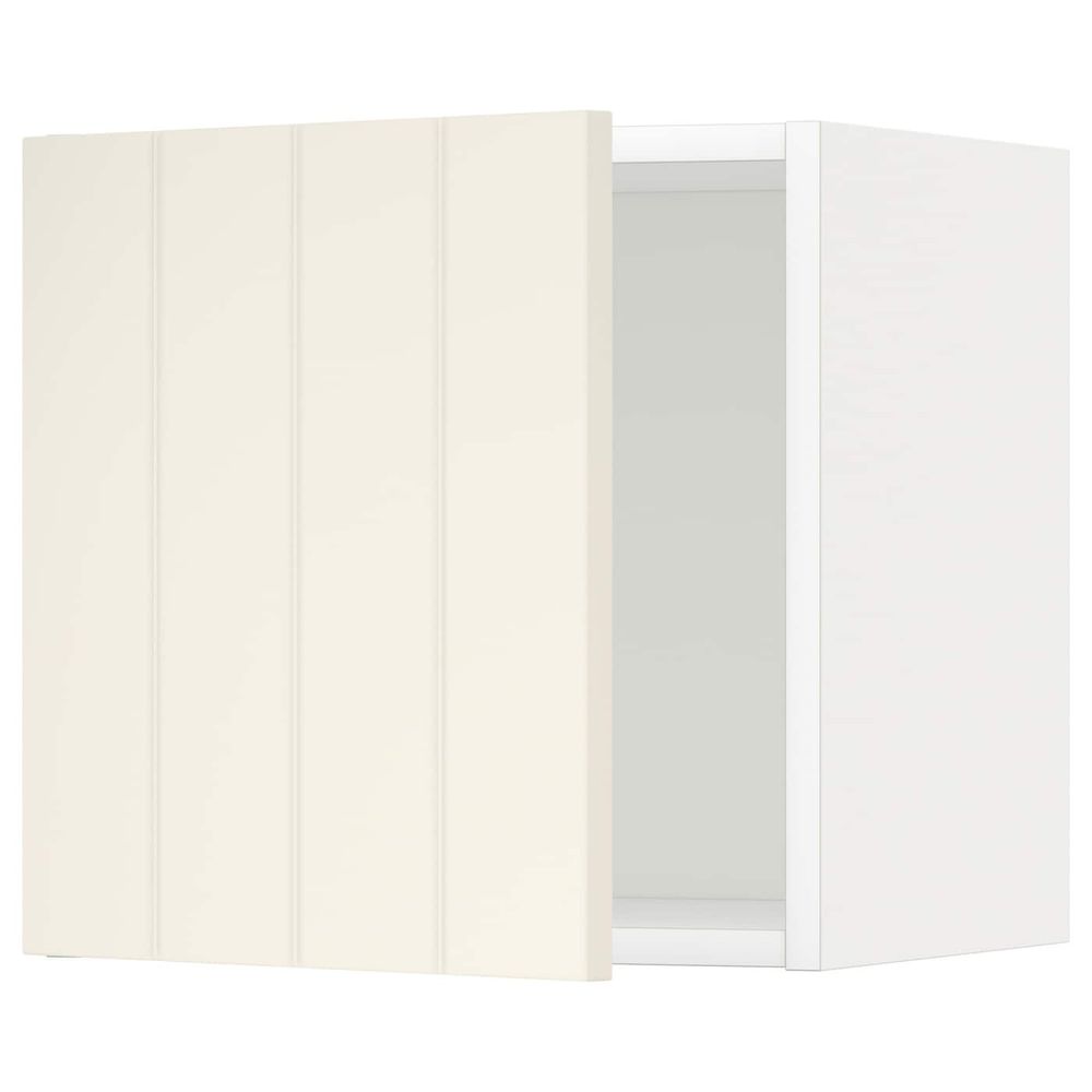 Шкаф навесной, белый/Хитарп белый с оттенком 40x40 см IKEA METOD МЕТОД 892.264.73 - схема-чертеж с размерами