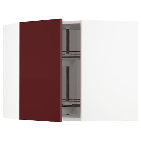 Угловой навесного шкаф с вращающейся секцией, 68x60 cm IKEA METOD МЕТОД 593.269.40