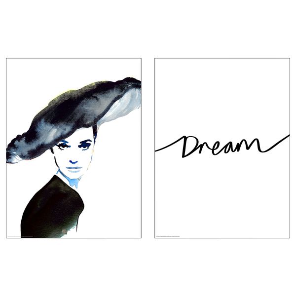 Постер, 30x40 см, Уверенно IKEA DRÖMBILD ДРЁМБИЛЬД 105.277.42 - фото 1