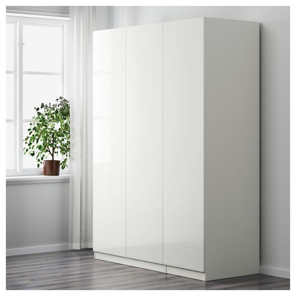 Гардероб ПАКС, белый, Фардаль глянцевый/белый - фото 3