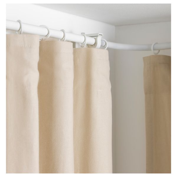 Угловое соединение гардинного карниза РЭККА, белый - фото 2