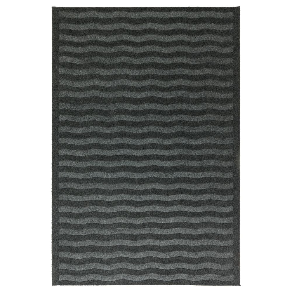 Придверный коврик ЛИНЭС, темно-серый (65x98 см) - фото 1