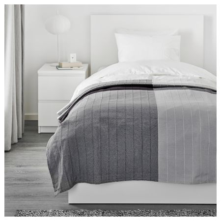 Покрывало ЭНГСТОРЕЛЬ, синий, клетка