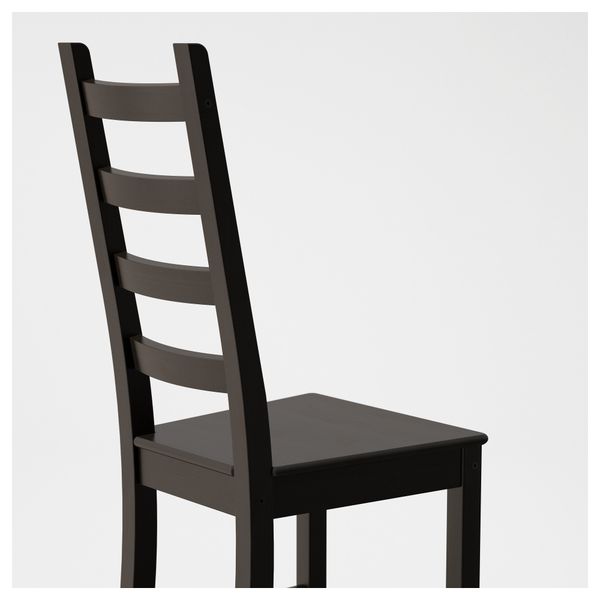 Стул КАУСТБИ, коричнево-чёрный - фото 4