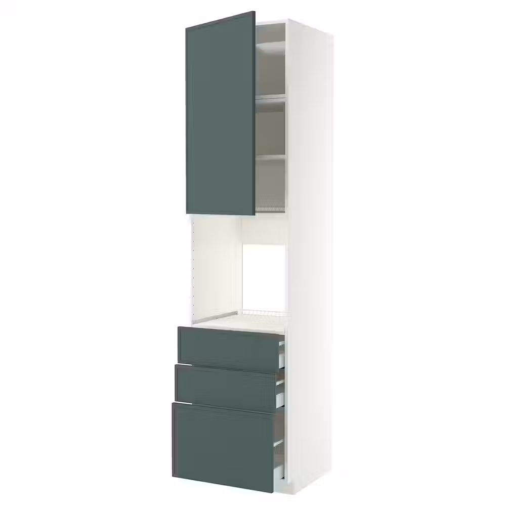 METOD / MAXIMERA Высокий шкаф д/духовки/дверь/3ящика - фото 1