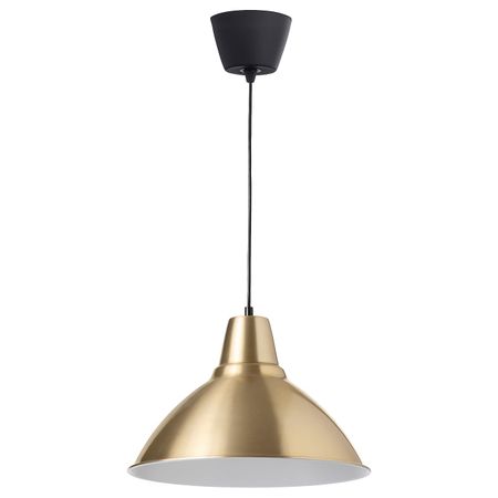 Подвесной светильник, желтая медь 38 см IKEA FOTO ФОТО 103.916.68