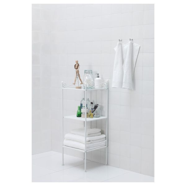 Стеллаж, белый 42x103 см IKEA RÖNNSKÄR РЁНШЭР 203.581.16 - схема-чертеж с размерами