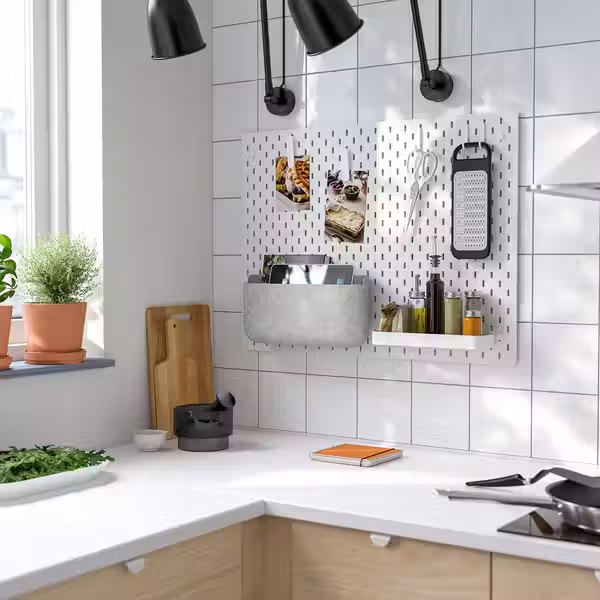 SKÅDIS Корзина - серый - фото 6