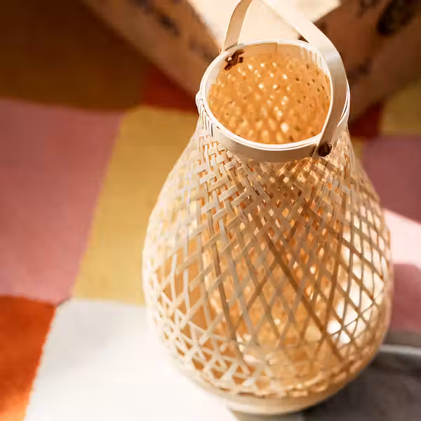 MISTERHULT Лампа настольная - бамбук/ручная работа 36 см - фото 6