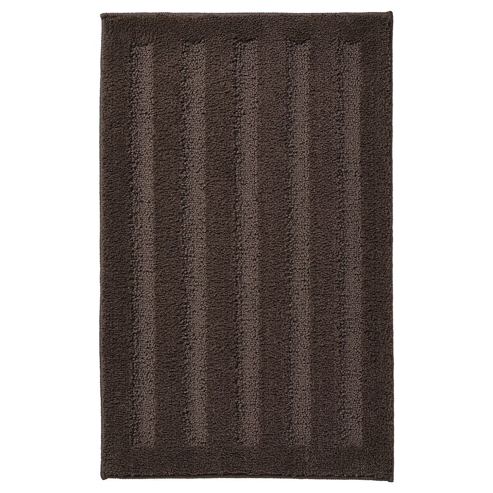 Коврик для ванной, темно-коричневый 50x80 см IKEA EMTEN ЭМТЕН 004.686.96 - фото 1