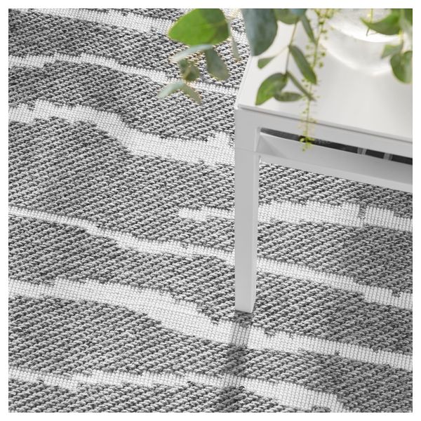 Ковер безворсовый, светло-серый 133x195 см IKEA GLUMSÖ ГЛУМСЁ 904.079.67 - фото 6