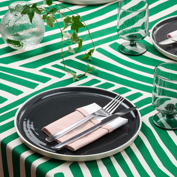 Салфетка, светло-розовый-белый, 30x30 см IKEA NÄBBFISK 105.711.22 - схема-чертеж с размерами