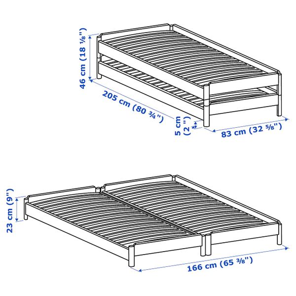 IKEA, дополнительный ракурс - схема-чертеж с размерами