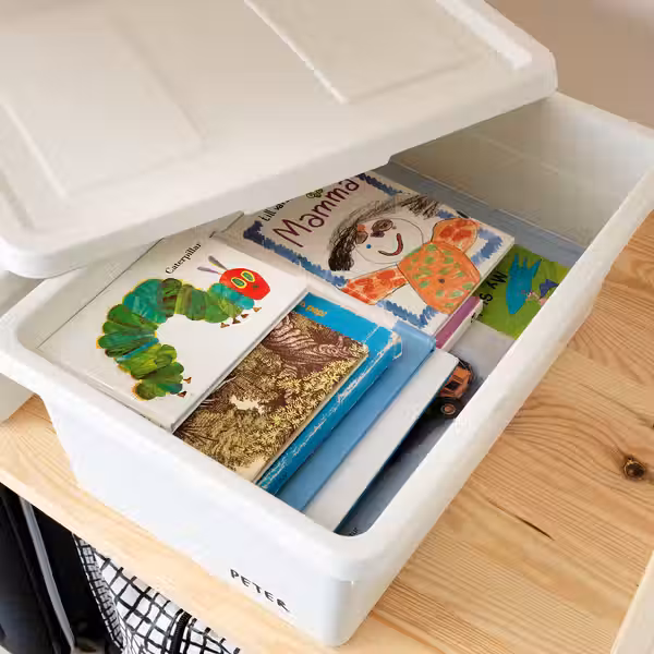 SOCKERBIT Контейнер с крышкой - белый 38x25x15 см - фото 3