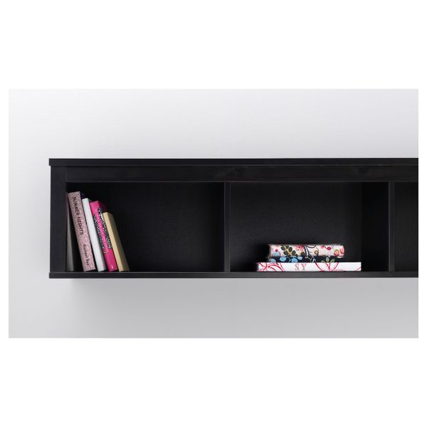 Полочный, арочный модуль, черно-коричневый 148x37 см IKEA HEMNES ХЕМНЭС 703.842.69 - фото 2