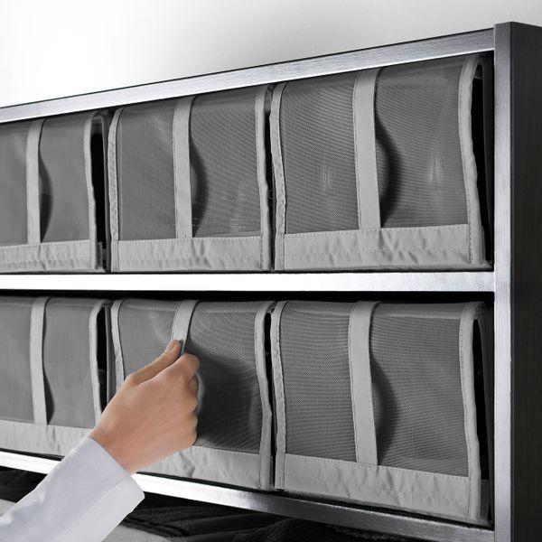 Коробка для обуви, темно-серый 22x34x16 см IKEA SKUBB СКУББ 204.729.80 - фото 5